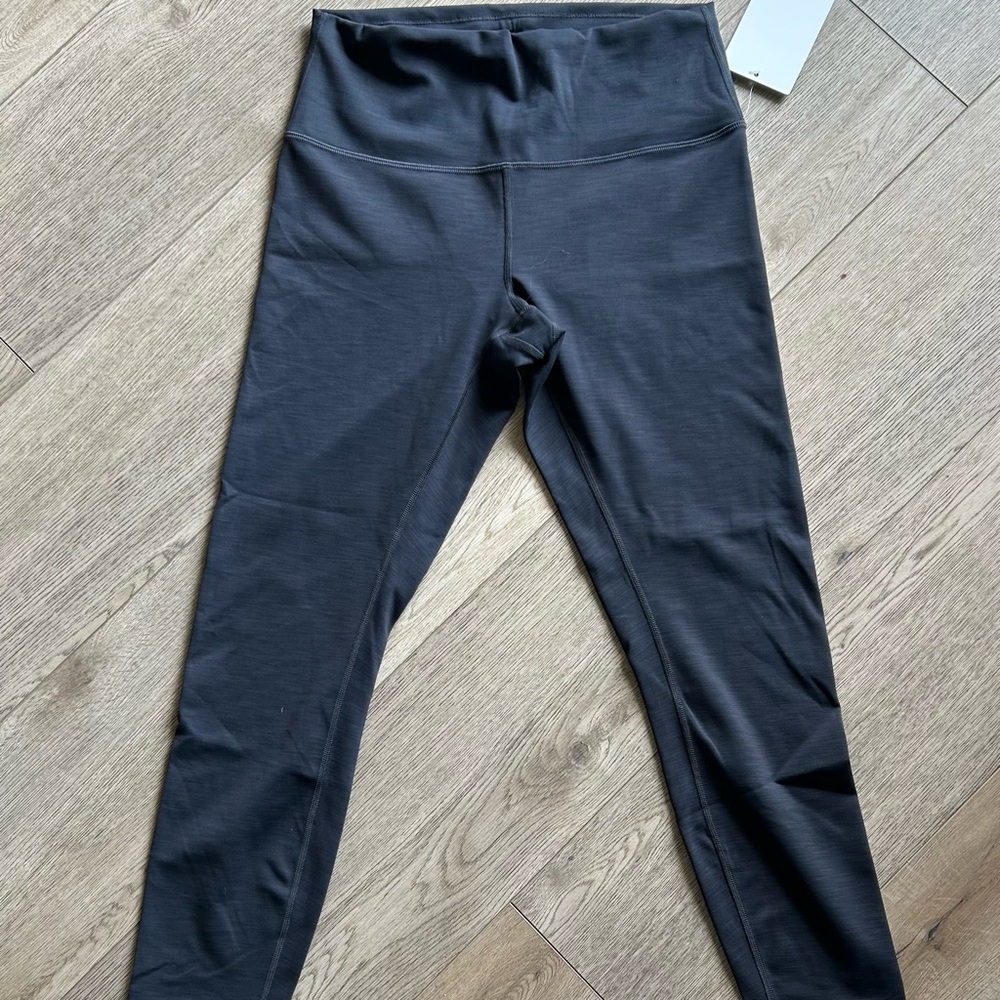 Lululemon Athletica Gray Leggings with Tapered Design